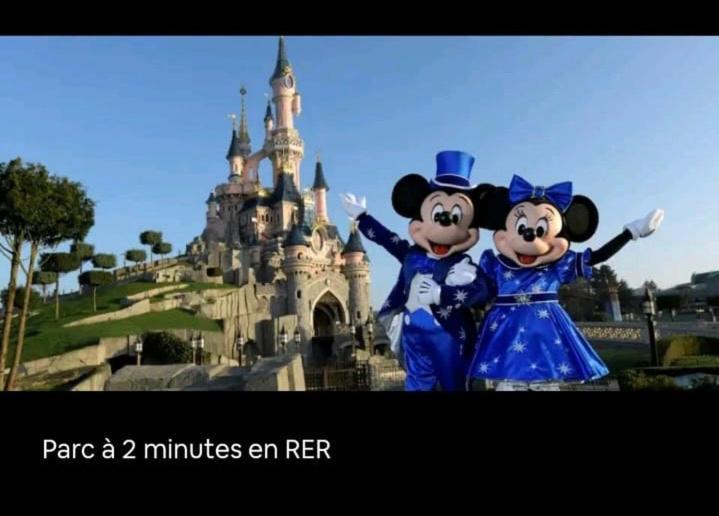 Sweet Appartement Disneyland Paris Parking 300M Station Val D'Europe Chessy  Exteriör bild